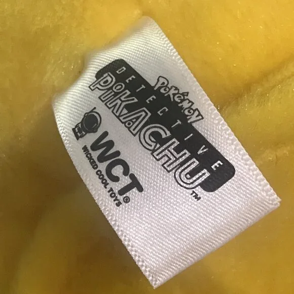 Detective Pikachu Movie Talking Pokemon And Ears Move 12" Plush 2019 - Picture 4 of 9
